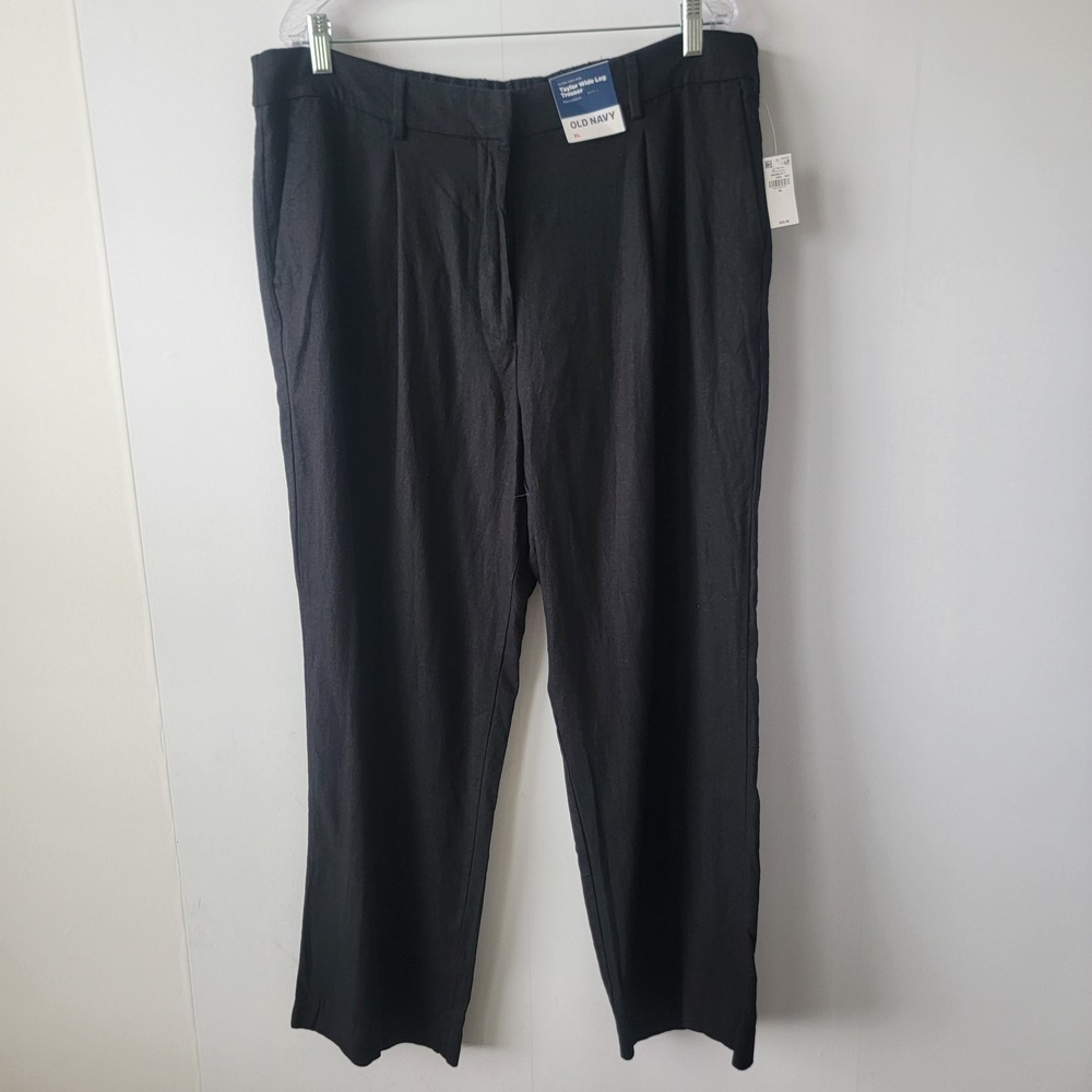 old navy women's Extra High-Waisted Taylor Wide-Leg Trouser Pants size xl